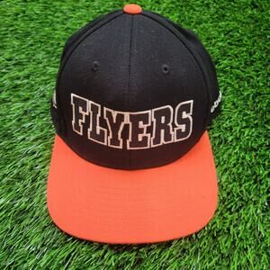 Reebok Flyers NHL Snapback Hat Flat Brim 1967 Throwback Official Licensed